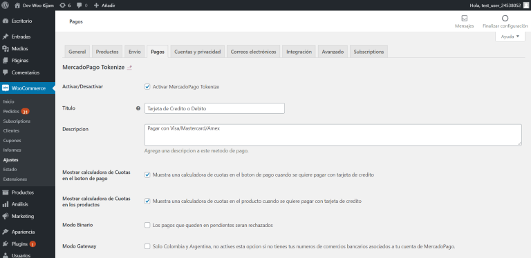 MercadoPago Tools Pro Plugin Wordpress WooCommerce with Suscripciones and Marketplace